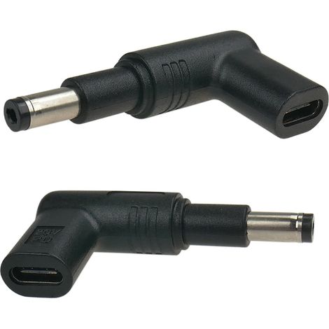 USB-C-Adapter zur Stromversorgung eines Laptops mit einer 4,8 x 1,7 mm Buchse