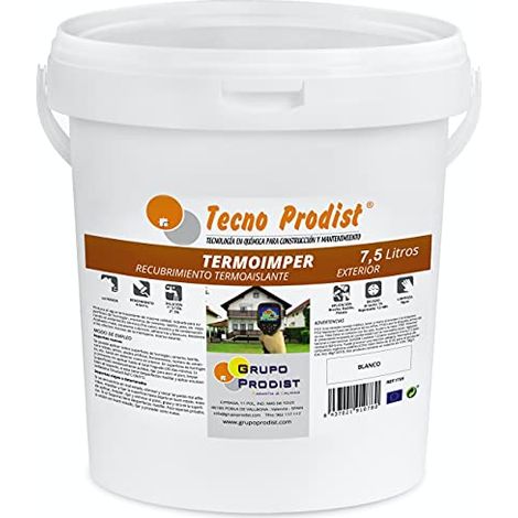 Tecno Prodist Termoimper - Pintura al agua Aislante Térmico Exterior (anti-fisuras)