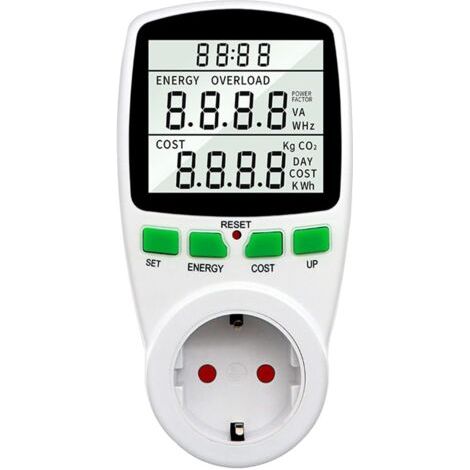 Compteur électrique pour centrale de balcon, compteur de puissance, mini installation PV mini système solaire 3680 W, compteur d'énergie pour prise électrique (3680 W) (1/5)