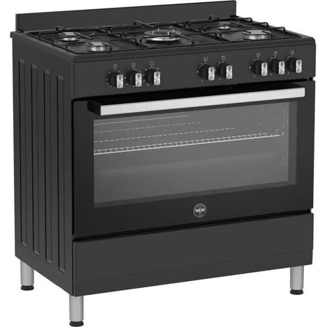 Bertazzoni SEL925MN Gasherd 5 Brenner Schwarz