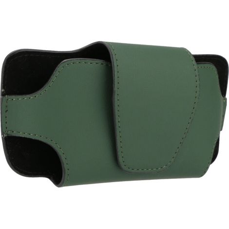 Boîte de Rangement pour Lunettes de Soleil et Porte-Lunettes à Clip pour Pare-Soleil de Voiture, Support de Lunettes de Soleil, Étui de Rangement en Cuir (ArmyGreen) (1/4)