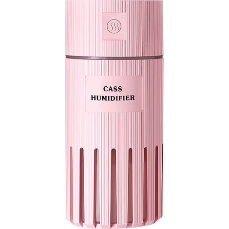 Humidificateur et purificateur d'air USB (rouge) de 320 ml avec éclairage LED 7 couleurs