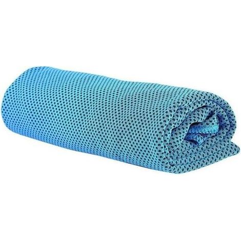 Serviette rafraîchissante à séchage rapide en fibres de polyester, design en maille, idéale pour les sportifs. (1/5)