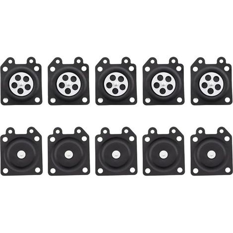 Lot de 10 membranes de carburateur pour carburateur Walbro WA & WT pour de nombreux outils de jardin par exemple Stihl, Partner, Echo, Efco, Alpina, Fuji, Robin, Tanaka, Shindaiwa,