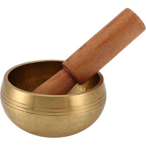 Bol de méditation en bronze. ensemble de bols chantants tibétains. bol sonore de méditation fabriqué à la main pour la guérison et la méditation. (1/5)