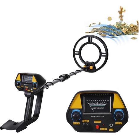 Détecteur de métaux pour adultes Détecteur de métaux souterrain MD-940 détecteur d'or haute sensibilité chasseur de trésors détecteur de pointeur étanche IP68 Étanche professionnelle améliorée de plus (1/5)
