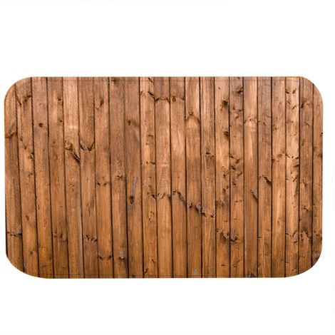 Tapis De Sol Antidérapant - Grain De Bois Marron - Pour Cuisine Salle De Bain Bureau Salon - 40x60cm (1/5)