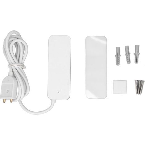 Capteur de niveau d'eau alarme APP télécommande ABS détecteur d'alarme d'inondation d'eau intelligent pour les toilettes (1/5)