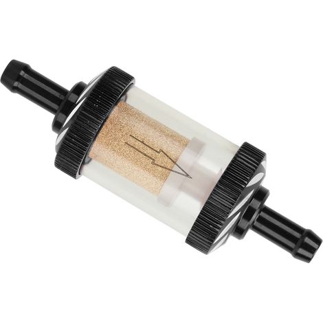 Filtre à essence moto, carburant, ABS résistant à la chaleur, pour diamètre 6mm, noir, motocyclette (1/5)