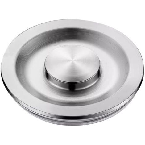2 éviers de cuisine, bacs à vaisselle, couvercles en acier inoxydable, couvercles d'étanchéité d'évier, lavabos, bouchons d'eau, bouchons de lavabo