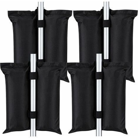 4Pcs Sacs De Poids De Belvédère, Sac De Poids pour Tente à Baldaquin Robuste 420D De Sacs De Sable pour Pop Up Canopy Tent Parasols Terrasse Tentes Parapluie Échelle De Jardin (1/5)