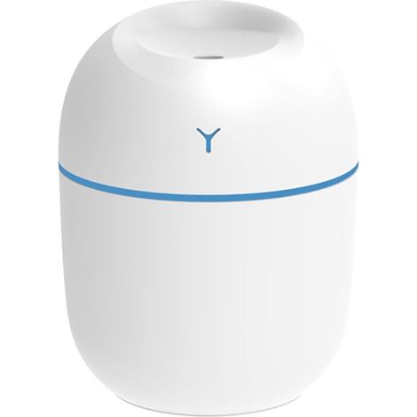 Air Humidifier, Andoer 220ml Air Humidifier Quiet, Baby Air Humidifier with Night Light USB Waterless Humidifier Automatic Humidifier for Travel Office Bedroom