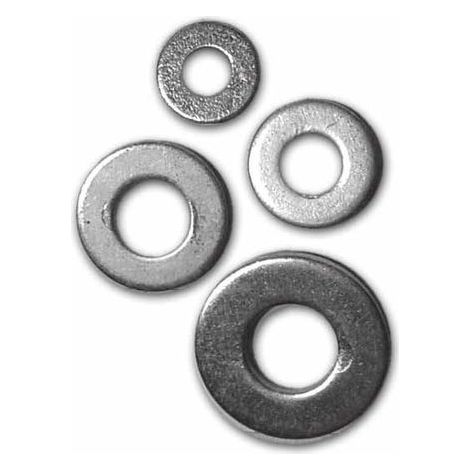 Rondelle Piane Zincate Misura 16 mm confezione 400 pz (1/2)