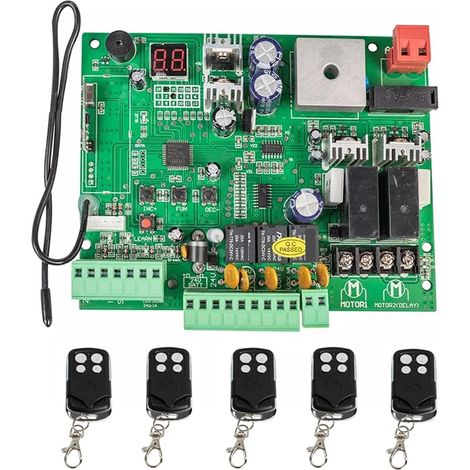 Kit d'ouvre-portes automatiques Carte 12V/24V for panneau de commande d'ouvre-porte pivotant à Double bras automatique système de Center de contrôle intelligent remplacer les raccords pour accessoires (1/5)