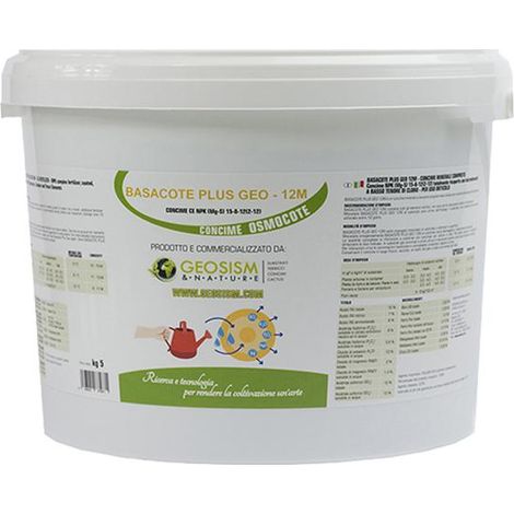 Basacote Plus 12M, NPK(Mg) 16-8-12+(2) (5 kg) (1/2)