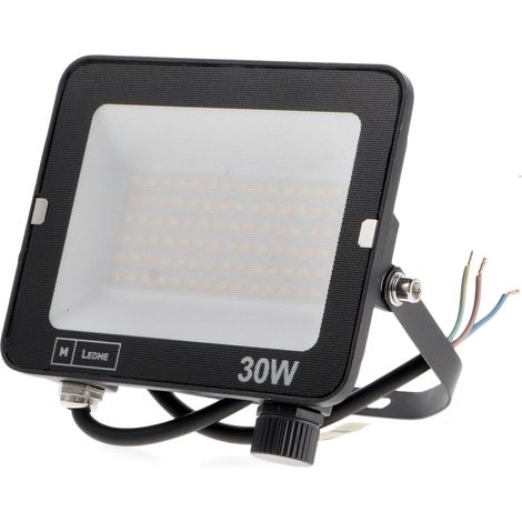 IluminaShop - Foco Proyector LED Verona Black 30W CCT IP65  3000+4000+6000