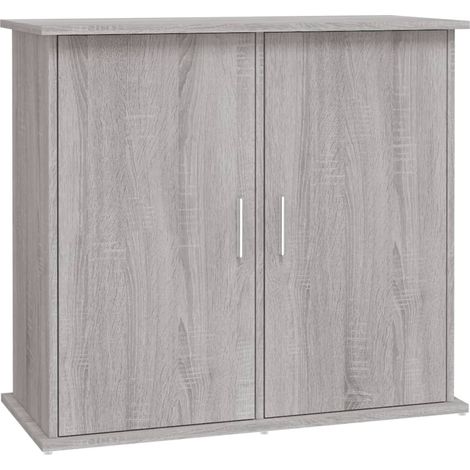Base para mueble de acuario Sonoma Furniture 81 x 36 x 73 cm madera de ingeniería gris 020045094