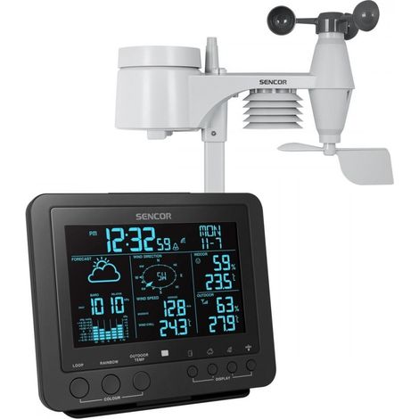 Sencor SWS 9700 Station Météo Sans Fil Affichage Couleur (1/3)