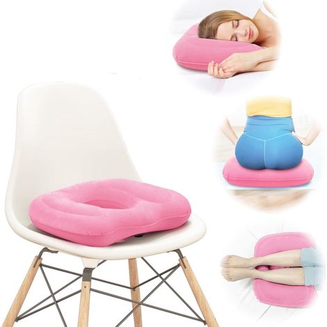 Cuscino ergonomico per coccige per sedia da ufficio - Anello per sedile - Cuscino ortopedico per sedile - Cuscino ortopedico a ciambella - per emorroidi - Cuscino per sedile da letto - Postura (1/4)
