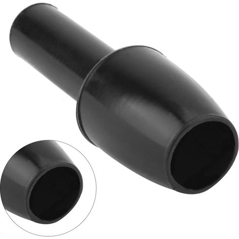Schwarze Silikondüse für Kaffeemaschine, für Sahne und Milchschaum, wiederverwendbar, 6,5 cm (1/5)