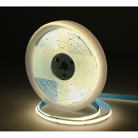 Tira led COB 12V 320leds/m 4200K IP20 10W/m CRI 90 5m
