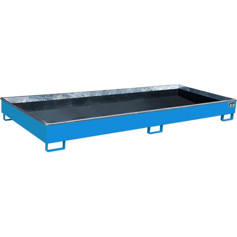 Bauer Südlohn Bac à étagère avec insert PE RW 3300-2 PE, peint, bleu clair