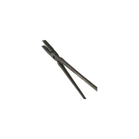 Pince de forge 500 mm de longueur Tenailles de forge Pinces de forgeron décalées pour forge de forgeron peut être ingénieur forgeron chauffant (1/4)