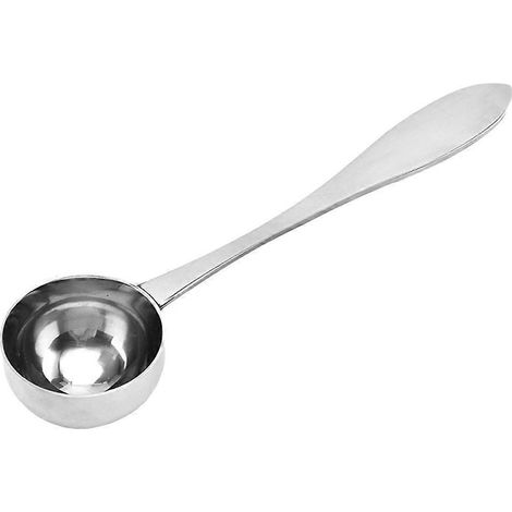 Cuillère à lait en poudre en acier inoxydable (1 pièce), cuillère à café durable à long manche.-16.00X4.00X1.80CM