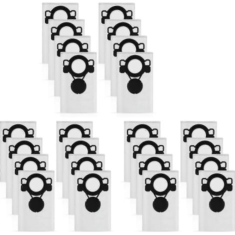 24 sacs filtrants W107418353 compatibles avec les aspirateurs eau et poussière VC4210L, sacs de rechange grande capacité pour collecteur de poussière (1/5)