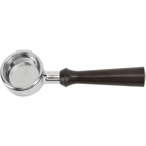 Bodenloser, einlagiger Kaffeefilterhalter aus Aluminiumlegierung (58 mm) für die Expobar F Kaffeemaschine, Farbe: Sandelholz (1/5)