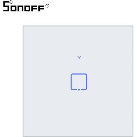 Interruttore luce touch wifi sonoff t0 eu tx (1-gang) (1/5)