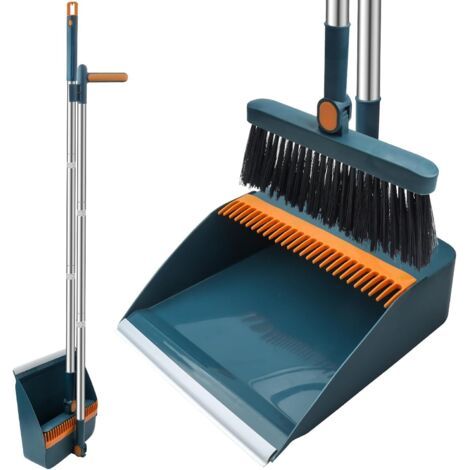 FENOPLASTICAKit de Nettoyage de la Maison et de Balayage - Balai et Pelle avec Un Long Manche (1/5)