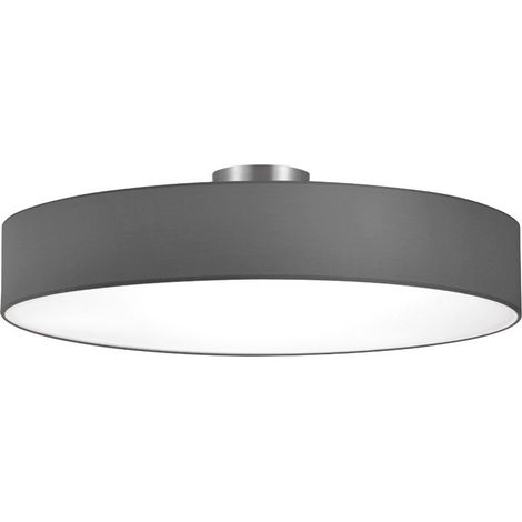 [NEUWERTIG] B-Ware TRIO LIGHTING Deckenleuchte Hotel nickel matt grau Ø 65 cm Deckenlampe Leuchte (1/2)