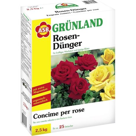 ASB Greenworld Spezial-Rosendünger 2,5 kg Dünger Rosen Pflanzendünger