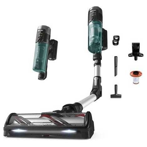 Rowenta RH9A32 2-in-1 stick vacuum Batería Secar Sin bolsa Aluminio, Verde (1/3)