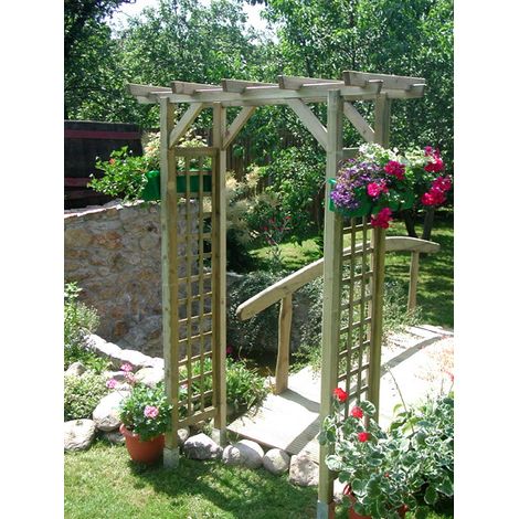 CLEMATIS Eingangspergola gerade, 160x210x62 cm kdi-grün