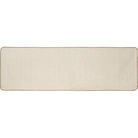 vidaXL Alfombra de área Marrón Claro 80 x 200 cm yute (1/2)