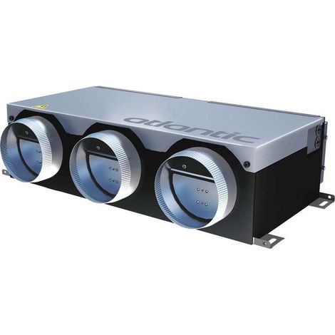 Atlantic – Plénum Shogun Navizone Compact 160 S3 3 registres motorisés Ø160mm – Encombrement réduit 200mm – Régulation multi-zones – Connectivité Cozytouch (1/2)