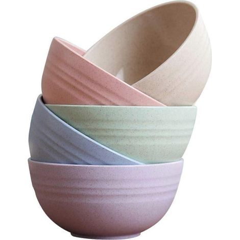 Lot de 5 bols à céréales de 12 cm, bols à nouilles, bols mélangeurs (1/5)