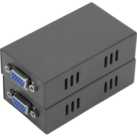 Extendeur VGA haute définition IEEE 568B 380 MHz, répartiteur VGA, adaptateur d'extension de signal vidéo VGA, prise australienne 100 V vers 240 V (1/5)