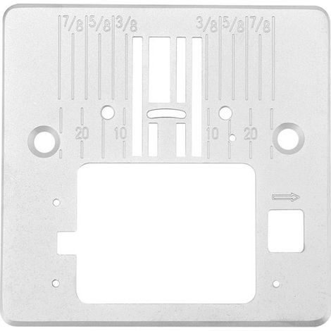 Tienda7, Placa de aguja para máquina de coser, Placa de aguja de alta resistencia 4423, Plateada, Placa de garganta de aguja, 1 (1/5)