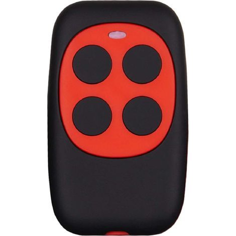 Universal garage door remote control, garage door opener, garage door remote, door remote control, programmable learning key fob, 4 multi-frequency buttons 433.92 (red) 1 (1/5)