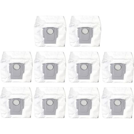 Irovami Lot de 10 sacs pour aspirateur Roborock G10s Pro Q7 T8 S7 Ultra (1/5)