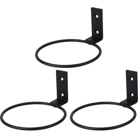Lot de 3 supports muraux pour pot de fleurs (1/4)