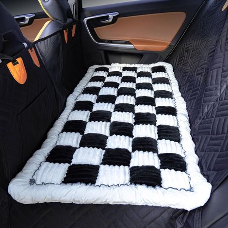 Housses de siège auto pour chiens, matelas de voyage antidérapant pour chien, tapis d'extension pour siège arrière, couverture pour animaux (1/2)