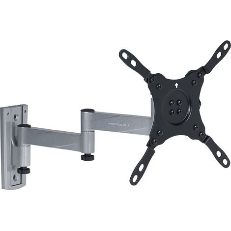 Support mural à bras pivotant verrouillable pour camping car, caravane ou bateau 13" à 42" argent TV-A1822S (1/5)