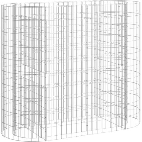 Maison Exclusive - Gabionen-Hochbeet Verzinktes Eisen 120x50x100
