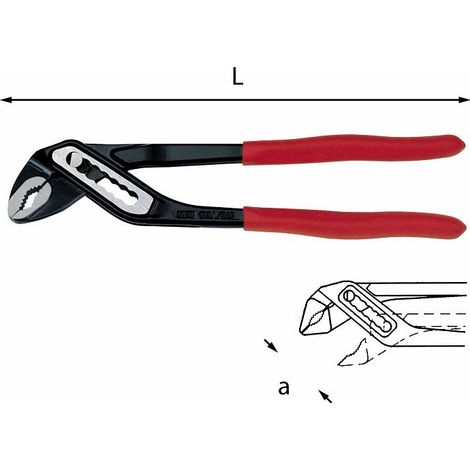 PINZA A PAPPAGALLO REGOLABILE A CERNIERA CHIUSA PROFESSIONALE USAG 180 C - 300 mm