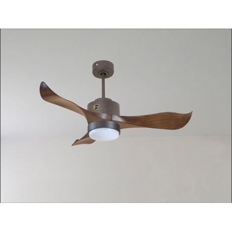 Tenerife Ring - Super destratificateur et ventilateur DC 106 cm blanc pales bois blanc idéal 10 à 20 m² (1/5)