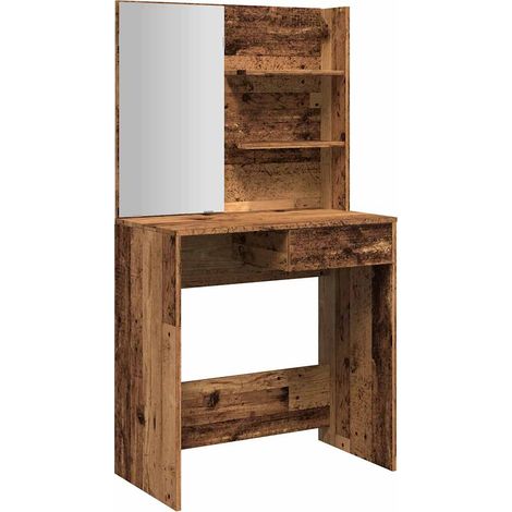Maison Exclusive - Toeletta con Specchio Legno Vecchio 74,5x40x141 cm